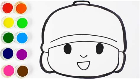 Pocoyo Dibujo Facil Aprende A Dibujar Al Divertido Dibujo Animado