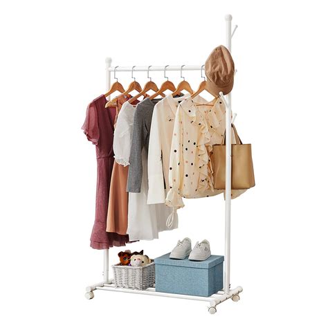 Buy Jzm Clothing Racks For Hanging Clothes Rolling Clothes Rack