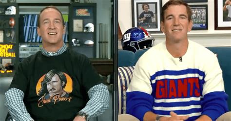 Peyton Eli Manning Discuss Chad Powers On Monday Night Football