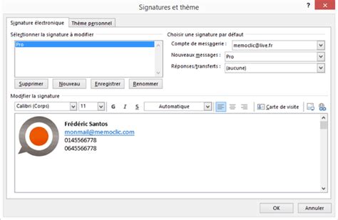 Ajouter Une Signature Automatique Sur Microsoft Outlook Et Lenrichir