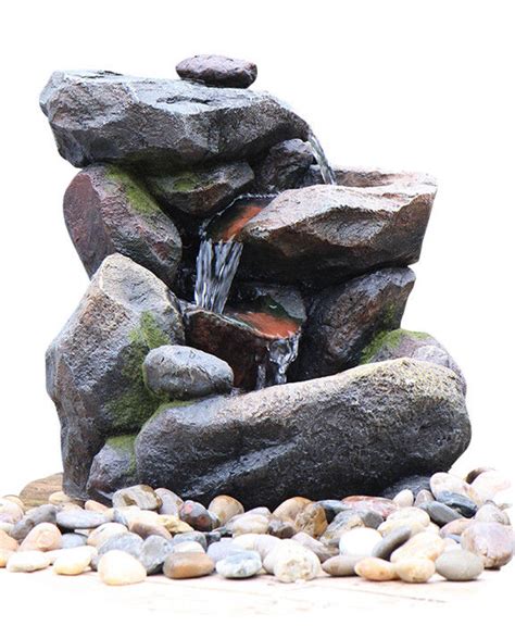 Outdoor Rock Water Fountains Stone Waterfall Fountain