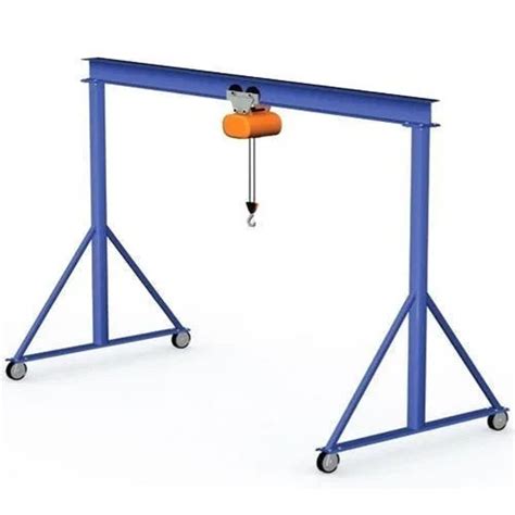 Gajjar Single Girder Portable Gantry Crane Maximum Lifting Capacity 0