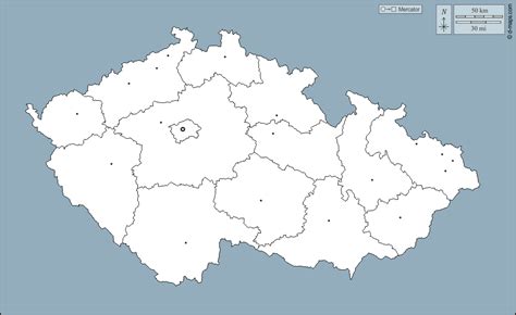 Siti unesco nella repubblica ceca. Repubblica Ceca mappa gratuita, mappa muta gratuita ...