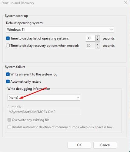 How To Disable Crash Dumps Creation On Windows 11 Twinfinite