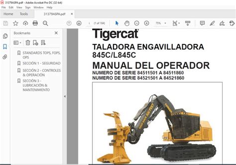 Tigercat Taladora Engavilladora C L C Manual Del Operador Pdf