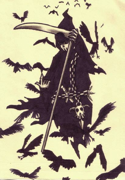 Grim Reaper Of The Black Crow By Cow Master On Deviantart