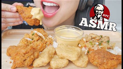 Asmr Ultimate Kfc Thailand Fried Chicken Crunch Eating Sounds No