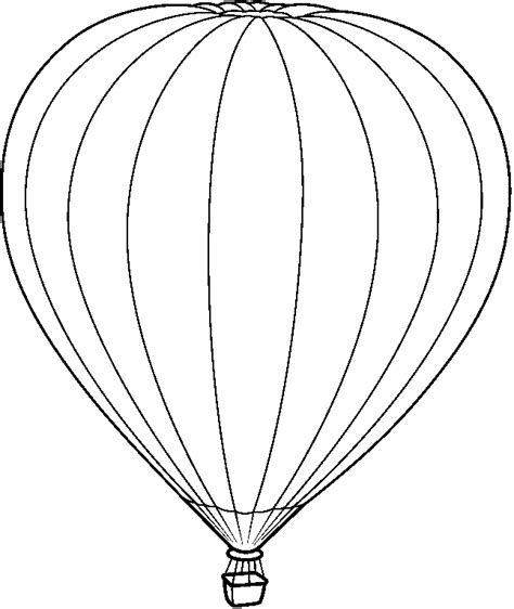 Hot Air Balloon Clip Art Black And White N3 Free Image Download