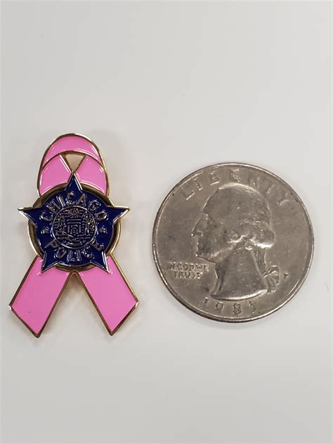 Cpd Pink Ribbon Pin Chicago Fop