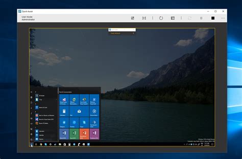 Quick Assist Remote Desktop App Available To Win10
