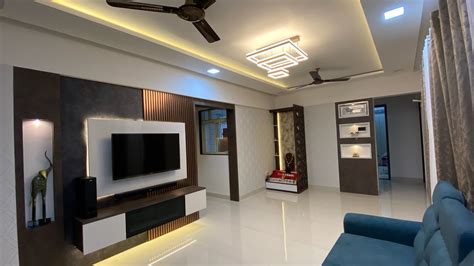 Adorable 2bhk Home Interior Design At Wakad Pune Vishv Architects