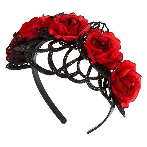 flower crown headband red claire s