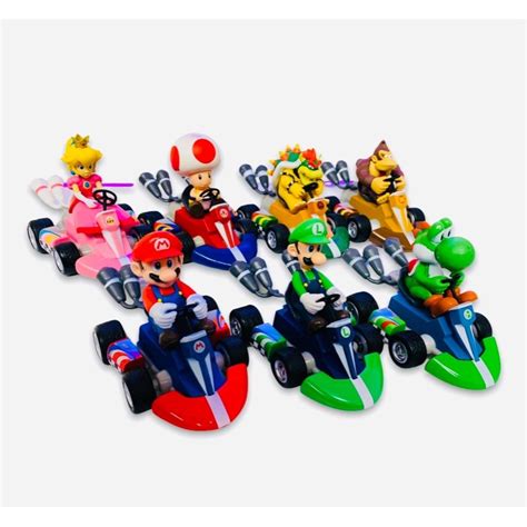 Mario Kart Toy Pull Back Racer Mario Kart Race Ca