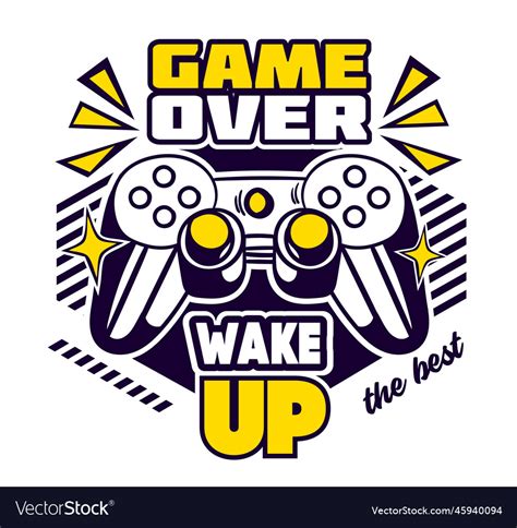 Game Over Banner Royalty Free Vector Image Vectorstock