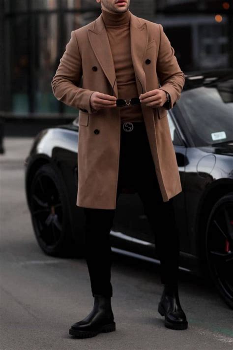 Mens Brown Overcoat And Winter Outfit Giorgenti Custom Suits Brooklyn Nyc Brown Suits For