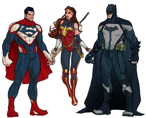 Trinity Redesign By Ransomgetty On Deviantart Dc Comics Characters