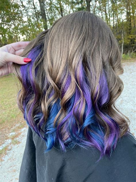 Peekaboo Hair Color Purple Maxima Devries