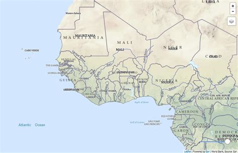 West Africa Coastal Areas Waca Program E Atlas