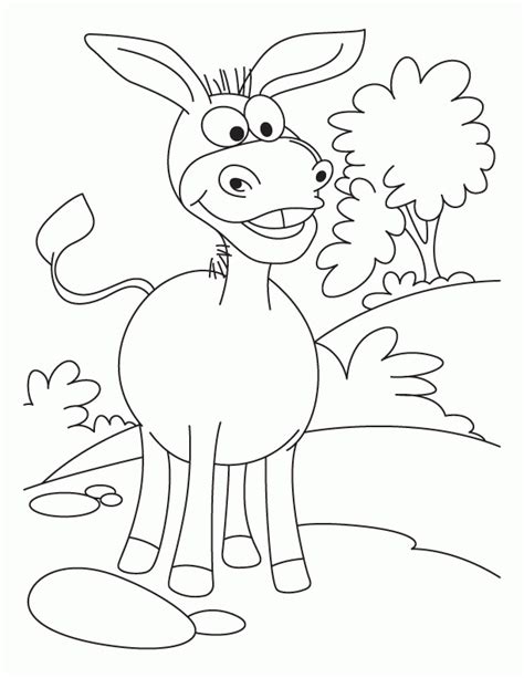 Hudyarchuleta Printable Coloring Pages For Kids Animal Donkey