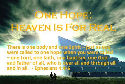 One Hope Heaven Is For Real October Campaign The