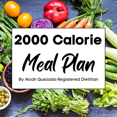 2000 Calorie Meal Plan Dietitian Developed High Protein