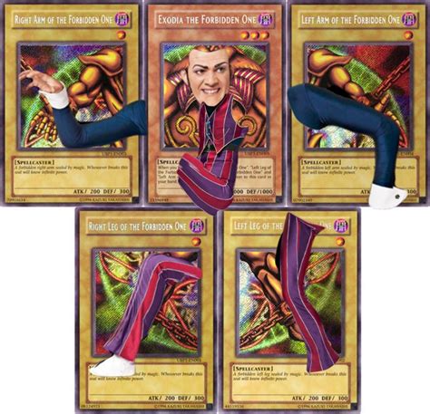Maybe you would like to learn more about one of these? We can reuild him we have the technology | Yugioh, Exodia the forbidden one, Yu-gi-oh cards