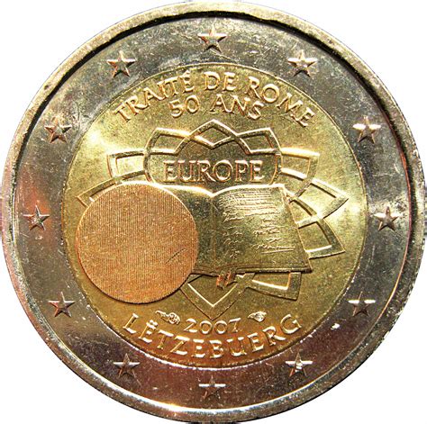 2 Euros Traité De Rome Luxembourg Numista