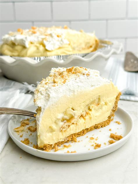 Banana Pudding Pie No Bake Midwestern Homelife