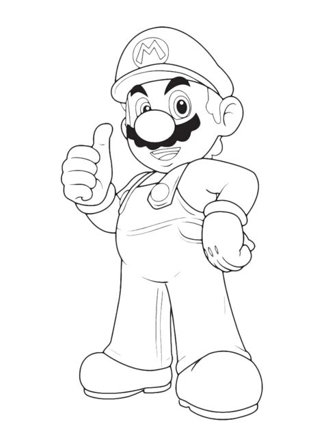 Mario Bros Da Colorare • Disegni Da Colorare