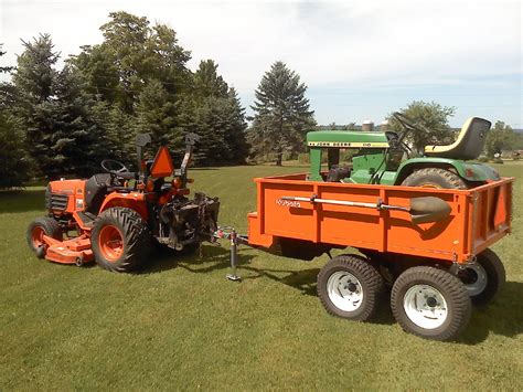 You need to build a lawn mower trailer. Dump Trailer by 600rider -- Homemade dump trailer ...