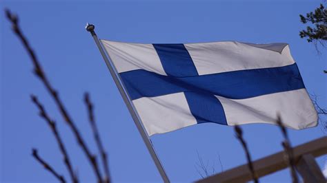 Free Images Sky Wind Flagpole Flies Finnish Flag Of Finland