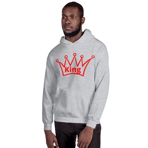 King Hoodie Casual Hoodies Trendy Hoodies Hipster Etsy Uk