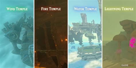 The Legend Of Zelda Which Temple Should You Visit First In Tears Of