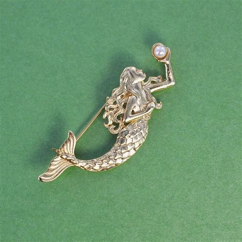 Mermaid Pin Mermaid Pin Jewelry Brooch
