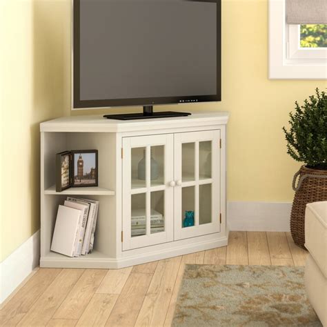 Charlton Home® Carnesville Corner Tv Stand For Tvs Up To 50 And Reviews
