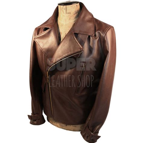 Captain America First Avenger Chris Evans Brown Jacket Super Leather Shop