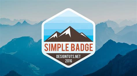 Adobe Illustrator Tutorial How To Design Simple Badge