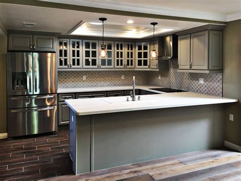 Top rated kitchen cabinet products. Anaheim Kitchen Cabinet - Grey color kitchen cabinet doors ...