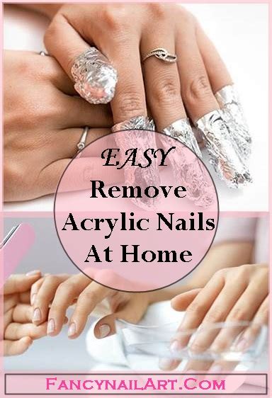 How To Easily Remove Acrylic Nails At Home Safely Fancy Nail Art In