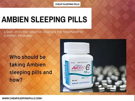 Ppt Ambien Sleeping Pills Safe And Effective For Insomnia Powerpoint Presentation Id 7623617
