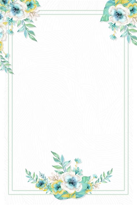 You could find here invitation cards background designs, images like red background with flower patterns, background with a. Hand Painted Flower Simple Literary Invitation Card, Greeting Card, Florist Advertisement ...