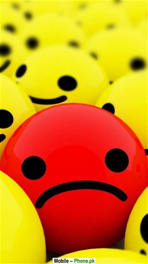 Red Sad Smiley Face Wallpapers Mobile Pics