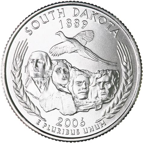 2006 P South Dakota State Quarter Satin Finish Daves Collectible Coins