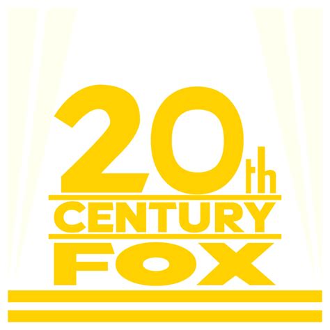 20th Century Fox Logo Front Orthographic Scale Fox Logo 20th