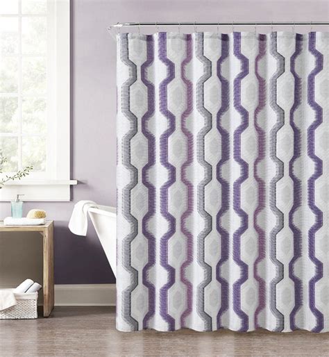 The Beauty Of Purple And Gray Shower Curtains Purple Shower Curtain