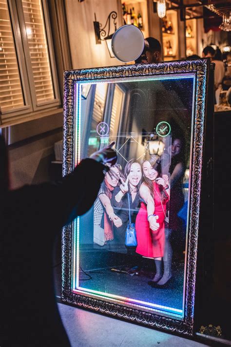 not your regular photo booth experience the magic mirror photo booth is the best thing for