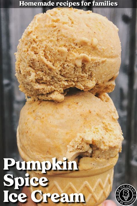 Homemade Pumpkin Spice Ice Cream