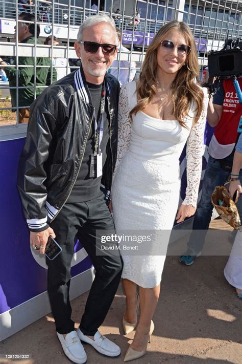 Patrick Cox And Elizabeth Hurley Attend The Abb Fia Formula E 2019