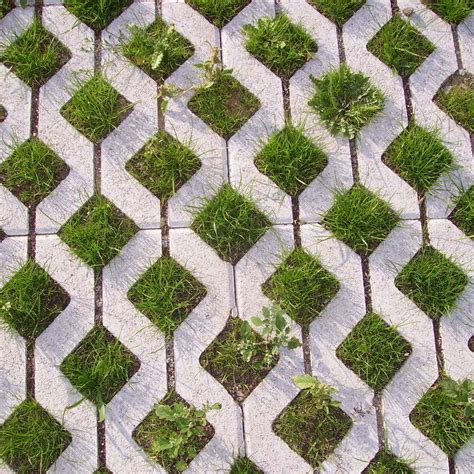 They are also a good choice for a walkway, pool deck or other outdoor space. Grass Paver - Floorwell