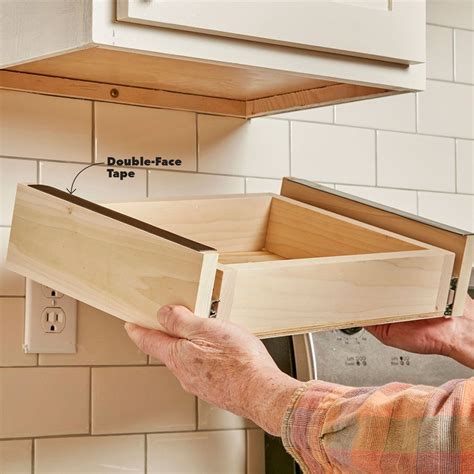 How To Build A Simple Under Cabinet Drawer For More Kitchen Storage